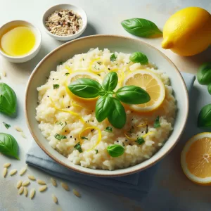 Explorando o Sabor Italiano: Receita de Risoto de Limão com Manjericão